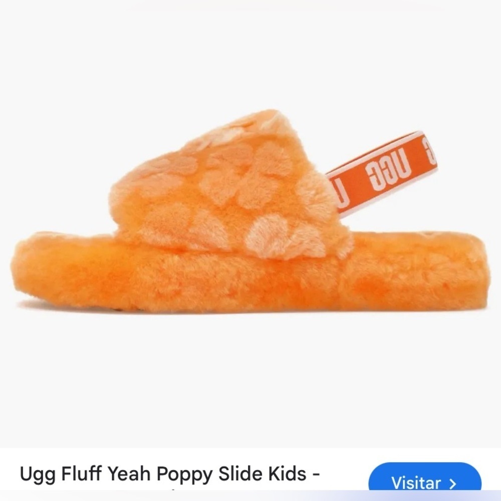 UGG Kids Fluff Yeah Poppy Slide